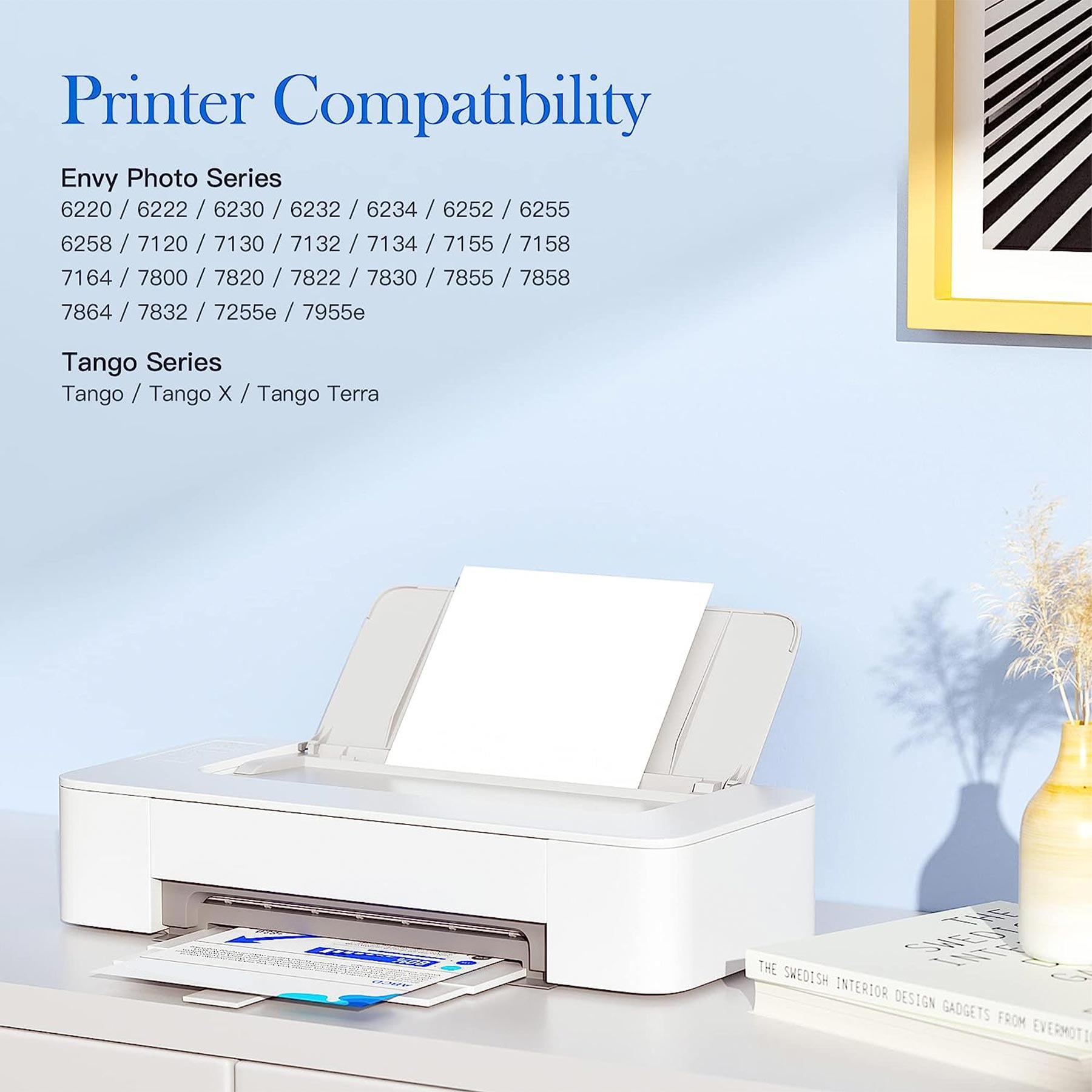 64XL Ink Cartridges Compatible for 64 Ink Cartridges Ink 64 XL 7858 7855 7155 7255e 7955e