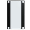thumbnail image 3 of vidaXL Miroir Mural Noir 100x60 cm Métal, 3 of 4