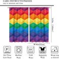 thumbnail image 2 of Kids Building Blocks Toy Curtains, Color Constructor Geometric Blocks Abstract Contour Colorful Plastic Brick Print Window Treatments Drapes for Bedroom Living Room Set 2 Panels,72x63 Inches, Style-6, 2 of 8
