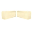 thumbnail image 2 of 2 Sofa Armrest Cover Polyester Solid Color Removable Armchair Cover Solid Color Armrest , Beige, 2 of 7
