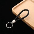 thumbnail image 2 of 5 Pices (couleur De L'image) - Porte-cls En Cuir Tress - Porte-cls De Voiture En Cuir Tress Multicolore - Pendentif Cl Pour Hommes Et Femmes - Par, 2 of 5