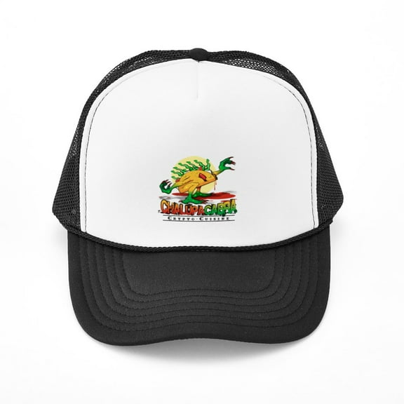 CafePress - Crypto Cuisine - Adjustable Unisex Printed Trucker Hat with Mesh Back
