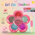 thumbnail image 3 of Hot Focus Kit de maquillaje para niños pequeños – Kit de maquillaje para niñas con lápices labiales que cambian de humor y paleta de sombras de ojos colorida – Juego de maquillaje y juego de simulació, 3 of 5