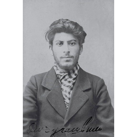 24x36 gallery poster, Police photograph of Joseph Stalin, taken in 1902