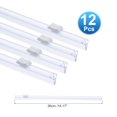 thumbnail image 2 of 12pcs Plastic Wrap Cutter, 14in Plastic Wrap Slide Cutter Snap Card Slot Installation Replacement for Aluminum Foil Wax Paper Parchment Paper Wrap Dispenser, White, 2 of 6