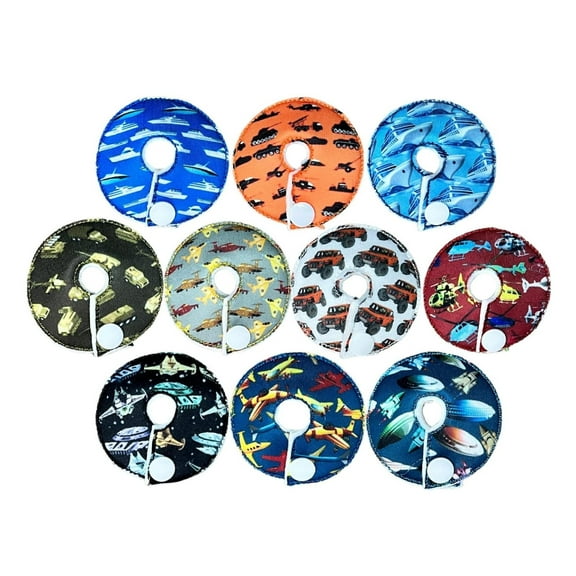 G/j Tube Pad 10 Pack (Boy Mix) 3 Inch round
