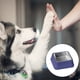 thumbnail image 3 of Comedero para mascotas de acero inoxidable desmontable con columna romana y antivuelco., 3 of 5