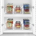 thumbnail image 3 of Sorbus Plastic Storage Bins Stackable Clear Pantry Organizer Box Bin Containers for Organizing Kitchen Fridge, Food, Snack Pantry Cabinet, Fruit, Vegetables, Bathroom Supplies (2-Pack), 3 of 5