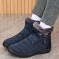 thumbnail image 4 of Xmyrz Snow Boots For Men Waterproof Couple Outdoor Warmth Anti Slip Lightweight Cosie Wide Calf Boots Winter Boots Mens Shoes, 4 of 5