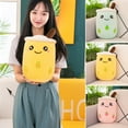 thumbnail image 2 of LIWEN Lovely Expression Sleeping Accompany Tea Cup Plush Toy PP Cotton Filling Cute Fruit Drink Plush Stuffed Doll Birthday Gift, 2 of 8