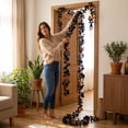 thumbnail image 7 of Eolstice Halloween Black Leaf Garland with Pumpkin Skeleton Hands, Artificial Spooky Mantel Garland, Gothic Halloween Indoor Outdoor Decor for Party, 7 of 7