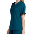 thumbnail image 3 of ScrubZone by Landau Unisex V-Neck Scrub Top, Style 71221, 3 of 5
