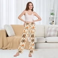 thumbnail image 6 of FORMRS Women's Pajama Pants with Pockets Soft Comfy Loungewear Sleep Bottom, Sizes S-2XL, Fall Book Shelf, 6 of 8