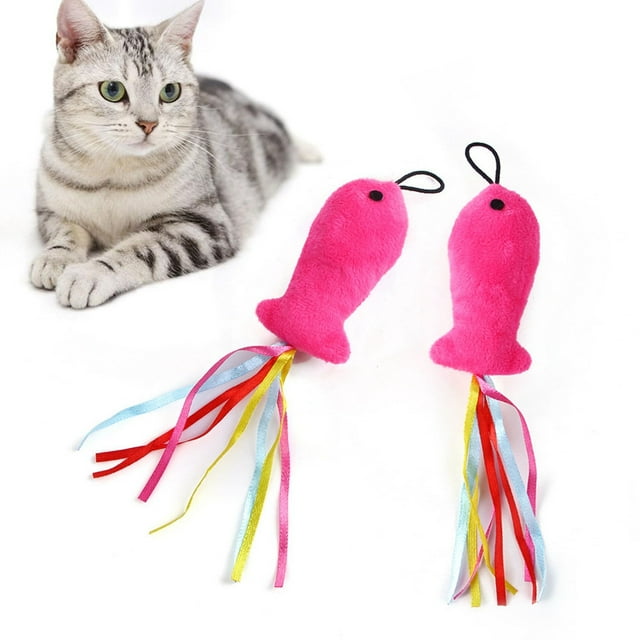 Pet Toys Border Manga Cat Toy Replacement Head Teasing Stick for Interactive Play and Fishing Rod Accessory