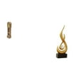 thumbnail image 1 of Reloj De Pie En Miniatura Clásico Vintage Y Escultura De Llama De Fuego Abstracta Moderna De Resina Para Decoración De Gabinete De Sala De Estar, Modelo De Recuerdo, 1 of 8