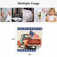 thumbnail image 5 of Vintage Truck 4th of July Cloth Napkins, Blue Star Beige Independence Day Washable and Reusable Dinner Napkins Set of 6, Table Napkin for Kitchen Party Birthday Wedding Hotel Housewarming 20"x20", 5 of 9