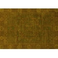 thumbnail image 1 of Ahgly Company Indoor Rectangle Oriental Yellow Modern Area Rugs, 7' x 9', 1 of 4