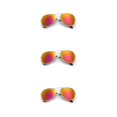 thumbnail image 2 of Jumpingount Gafas de sol clásicas individuales de alto rango diferentes cómodas mano de obra fina gafas redondas de nuevo estilo dorado + rojo Type1 NO1, 2 of 6