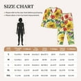 thumbnail image 6 of Bingfone Womens Pajama Sets Sunflower Cornflower Poppy Print,Long Sleeve Loungewear Pajamas Set-Small, 6 of 9