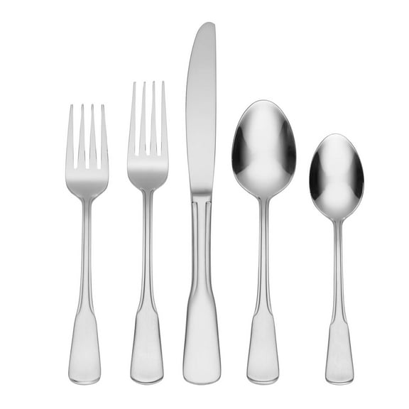 Oneida Colonial Boston 45-Piece Satin 18/0 Stainless Steel Flatware Set (Service for 8)