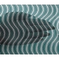 thumbnail image 4 of oneOone Viscose Chiffon Fabric Dot & Waves Block Print Fabric BTY 42 Inch Wide, 4 of 4