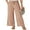 03-Khaki, variant on GIRUNS Women's Wide Leg Pants High Waist Adjustable Knot Casual Loose Trousers With Pockets Business Work Casual Pants Pink Fan Flower 2XL