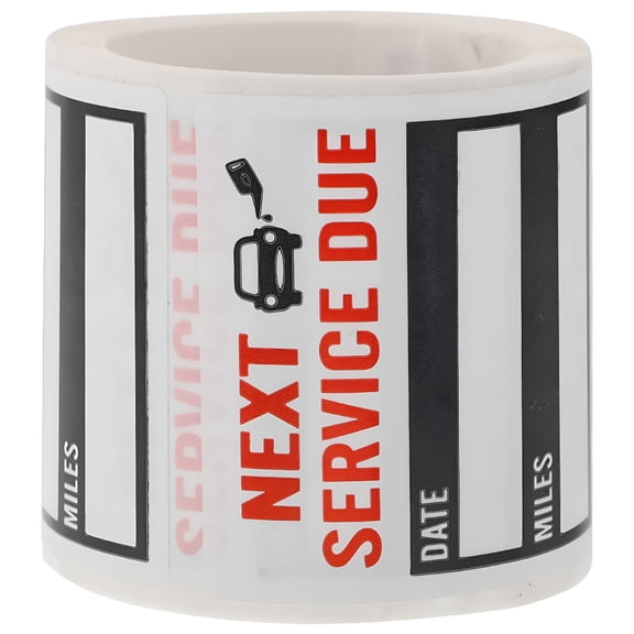 ACDANC Stickers for Windshield Car, Change Service Static Window Decal, Cling Next Due Reminder for Vehicles