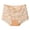 01 Beige, variant on Sexy Lace Openwork Breathable Comfortable Women's Panties High-Waisted Plus Size Tummy Control Butt-Lifting Sexy Seamless Tummy-Control Sheer Lace Thong