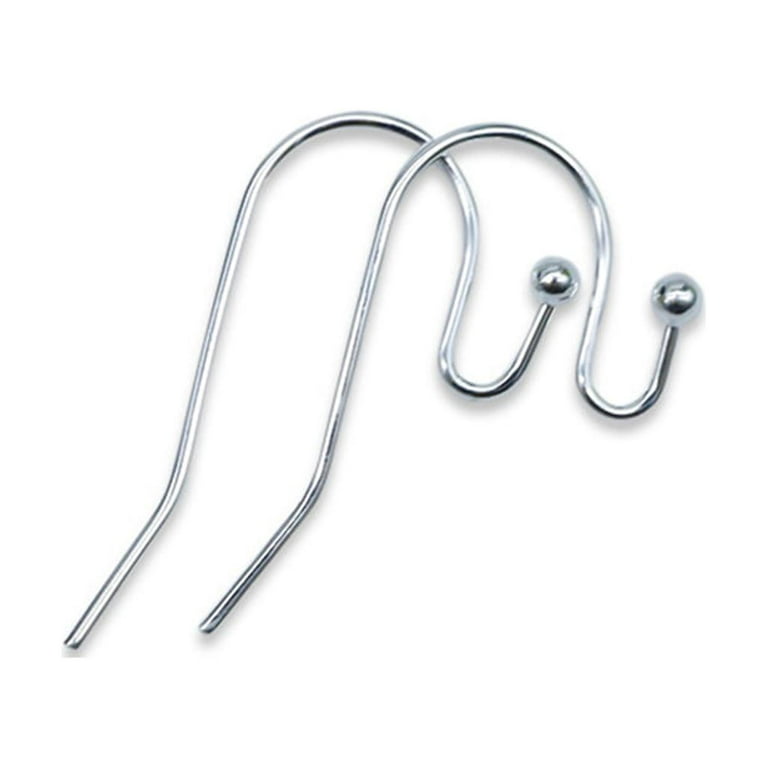 180Pcs Earring Making Kit, Earring Hooks, Hypoallergenic Earring Hooks,  Stainless Steel French Earring Hooks Wire Ear Ball Hooks with Pendant Clasp
