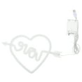 thumbnail image 3 of KAKOWELY Lámpara LED creativa en forma de corazón, luz de neón decorativa, diseño de letra LOVE, 3 of 5
