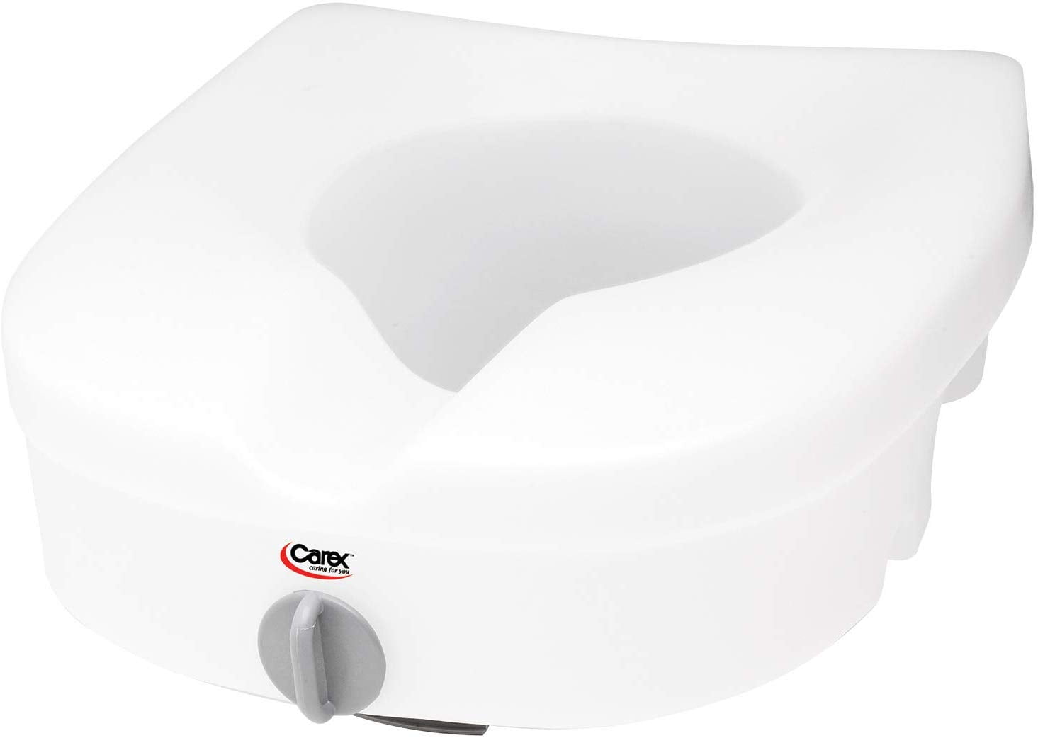 Buy Carex EZ Lock Raised Toilet Seat, Adds 5 Inches to Toilet Height