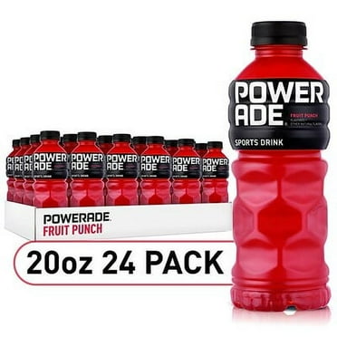 Powerade 049000403718 20 fl oz Fruit Punch Bottles, Pack of 24
