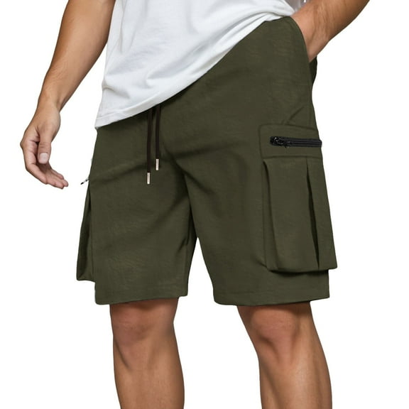 Mens Cargo Shorts Mens Jogging with Pockets Hiking Casual Summer Clothes Clothing for Men