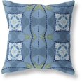 thumbnail image 1 of Cosmic Circle Sprays Coussin en Tissu Intérieur/extérieur Bleu Jaune 16x16, 1 of 7
