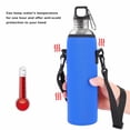 thumbnail image 5 of LYUMO Water Bottle Sleeve,Outdoor Sports Water Bottle Thermal Holder Bag Scald-Proof Case Cover Sleeve with Strap, 5 of 8