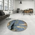 thumbnail image 3 of Ahgly Company Indoor Rectangle Abstract Gunmetal Gray Abstract Area Rugs, 2' x 3', 3 of 6
