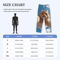 thumbnail image 2 of Salouo Playful Cat Fisheye View Print Pajama Pants for Men, Lounge Pants Elastic Waistband Casual Men's sleepwear Loungewear Sleep Pajama Pant -XX-Large, 2 of 7