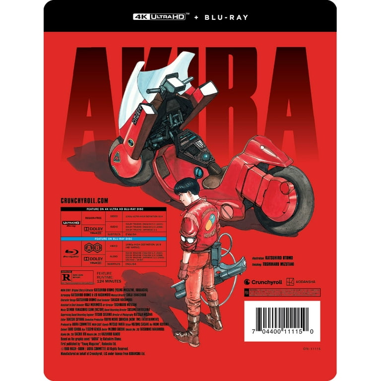 Akira Movie (Steelbook) (4K Ultra HD + Blu-ray) Crunchyroll
