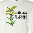thumbnail image 4 of Inktastic Omaha, Nebraska Goldenrod Flower Long Sleeve T-Shirt, 4 of 5