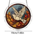 thumbnail image 2 of Tong Acrylic Puzzle Style Colored Glass Style Hanging Featuring Unique Irregular Shapes As Home Art Which Can Be Installed On Windows, 2 of 5