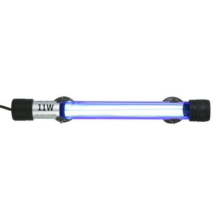 Uv Water Disinfection 11W UV Sterilization Lamp Light Submersible Ultraviolet Sterilizer Water Disinfection for Aquarium Fish Tank Pond AC100-120V ()