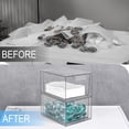thumbnail image 3 of shiyou-Stackable Laundry Pods Container and Dryer Sheet Holder, Dishwasher Pods Container, Laundry Room Organization and Storage, Plastic Dryer Sheet Dispenser Box, 2 Pack, 3 of 4