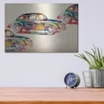 thumbnail image 4 of Luxe Metal Art 'Folsfagen Car' by Mark Ashkenazi Metal Wall Art, 16" x 12", 4 of 9