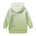 thumbnail image 4 of TQWQT Girl's Light Green Hoodie Oversized Gradient Sweatshirts Long Sleeve Size 10-12 Hoodie Cute Drawstring Pullover Top Trendy Tween Girl Clothing 5-6 Years, 4 of 5