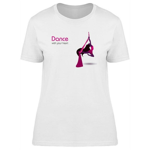 Dance With Your Heart, Air Yoga T-Shirt Women -Image by Shutterstock, Female Large
