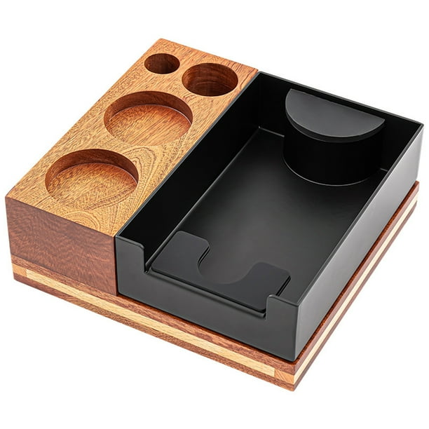 Inteprter Caja knockout de acero inoxidable para escanear cómodamente posos de café, caja de escoria de gran capacidad Juegos de servir café y té