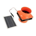 thumbnail image 2 of CoudarTitie 12V Solar Powered Exhaust Fan 130CFM Easy Installation Quiet Ventilation Fan for, 2 of 9