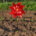 thumbnail image 5 of Reflective Garden Windmills with Stakes | Bird prevent Pinwheels for Yard, Patio, Orchard | Outdoor Decor Spinner | Multicolor Plastic | Scare Birds Away | 6 Pack | 9.4x8.5 in Durable Weatherproof, 5 of 6