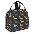 thumbnail image 2 of Disketp Plaid Dachshund Bolsa Térmica para Almuerzo para Hombre y Mujer, Ideal para Trabajo, Senderismo y Picnic, 2 of 8