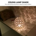 thumbnail image 6 of Shiny Ceiling Replacement Cover Hand Crafted Chandelier Crystal Lampshade Floor Pendant Light Reading Library ,, 6 of 9